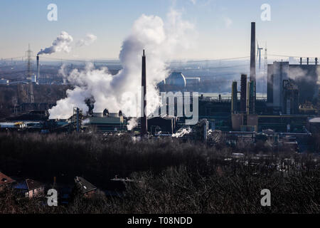 20.01.2019, Bottrop, North Rhine-Westphalia, Germany - Prosper Coking Plant in Bottrop. It is one of the three coking plants in operation in the Ruhr  Stock Photo