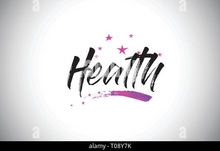 Font design for word health illustration Stock Vector Image & Art - Alamy