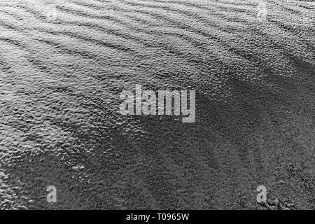 Silver light grey fine sand texture background close up copy space Stock Photo