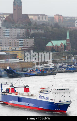 M/S Stena Scanrail in Goteborg, Sweden. March 14th 2008 © Wojciech Strozyk / Alamy Stock Photo Stock Photo