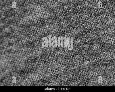 Gray cotton fabric texture. Clothes cotton jersey background with folds Stock Photo
