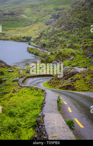 Drive over the Gap of Dunloe Stock Photo