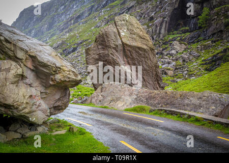 Drive over the Gap of Dunloe Stock Photo