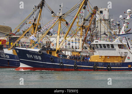 Brixham Trawler race Stock Photo - Alamy