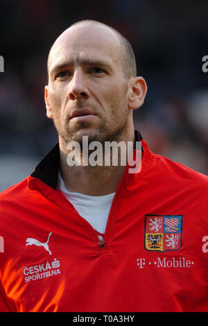 Liberec, Czech republic. 28th Mar, 2007. Euro 2008 group D qualifying match between Czech Republic and Cyprus, 1:0, stadium U Nisy in Liberec (some 120km (about 80 miles) north of Prague), 28 March 2007, CZE. Jan Koller, forward of Czech republic.Photo Slavek Ruta Credit: Slavek Ruta/ZUMA Wire/Alamy Live News Stock Photo