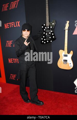 Los Angeles, CA, USA. 18th Mar, 2019. HYDE at arrivals for THE DIRT Premiere on NETFLIX, ArcLight Hollywood Cinerama Dome, Los Angeles, CA March 18, 2019. Credit: Elizabeth Goodenough/Everett Collection/Alamy Live News Stock Photo