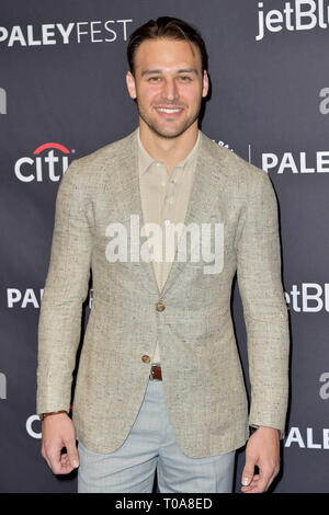 Los Angeles, USA. 17th Mar, 2019. Ryan Guzman screening the Fox TV series '9-1-1' at the 36th Paleyfest in 2019 at the Dolby Theater, Hollywood. Los Angeles, 17.03.2019 | usage worldwide Credit: dpa/Alamy Live News