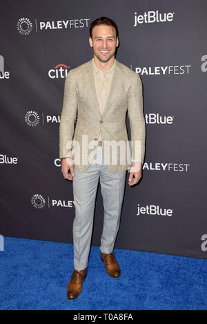 Los Angeles, USA. 17th Mar, 2019. Ryan Guzman screening the Fox TV series '9-1-1' at the 36th Paleyfest in 2019 at the Dolby Theater, Hollywood. Los Angeles, 17.03.2019 | usage worldwide Credit: dpa/Alamy Live News