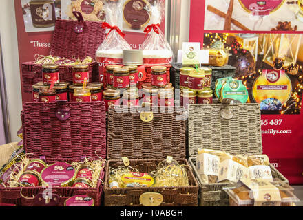 London, UK. 19th Mar, 2019. The International Food and Drink Event is the celebration of more than 1350 innovative, global and cutting edge food and drink manufacturers, all under one roof to take you through a journey of the senses, as it allows you to see, taste, smell, touch and hearing yourself to go wow, as the quality of the products reach your tongue Credit: Paul Quezada-Neiman/Ģ����ý Live News Stock Photo