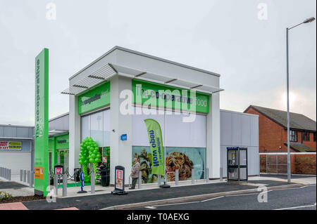 Co-operative food store in Tranmere Birkenhead. Stock Photo