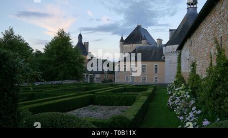 Chateau de Touffou, Bonnes, France Stock Photo