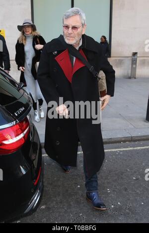 Tcheky Karyo leaves BBC studios after attending radio interviews  Featuring: Tcheky Karyo Where: London, United Kingdom When: 15 Feb 2019 Credit: Michael Wright/WENN.com Stock Photo