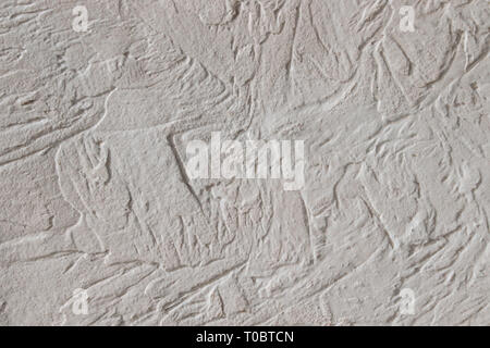 White abstract texture. White sand wall. Matte white wall texture Stock Photo