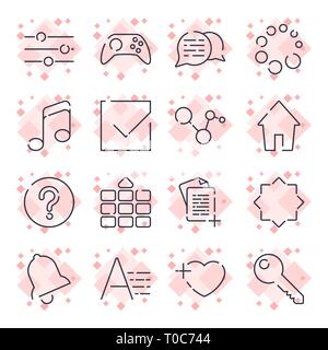 Simple Set of Office Related Vector Line Icons. Contains such Icons as Business Meeting, Workplace, Office Building, Reception Desk and more. Editable Stock Vector