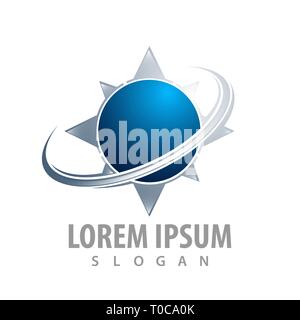 Swoosh brightness concept design. Symbol graphic template element Stock Vector