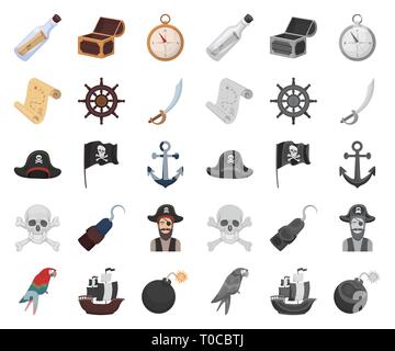 adventure anchor art attributes bottle cartoon mono chest collection