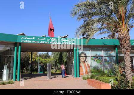 Cyber Park, Arsat Moulay Abdeslam, Medina, Marrakesh, Marrakesh-Safi region, Morocco, north Africa Stock Photo