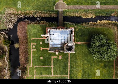 Rye House Medieval gatehouse in Hoddesdon, Hertfordshire, UK, built in 1443 Stock Photo