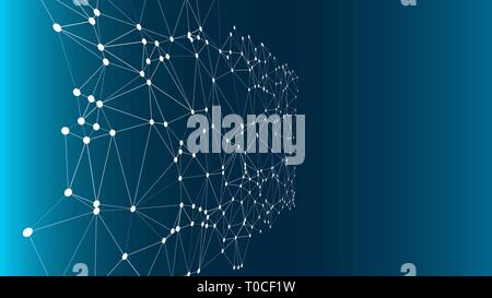 Graphic dot backgrounds 3d vector background Stock Vector