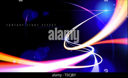 Abstract Light Speed in Vector Stock Vector