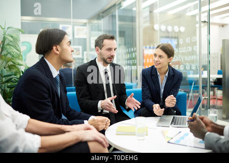 Businesspeople Meeting in Office Stock Photo