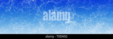 Polygon, Plexus Design Stock Photo