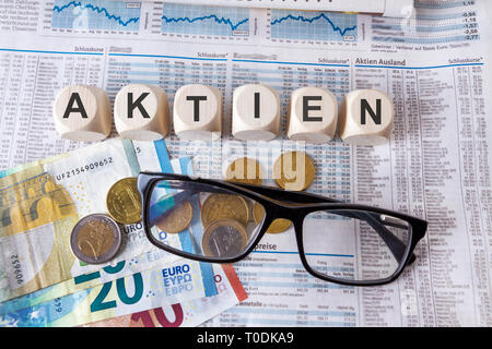 German Stock Market Stock Photo