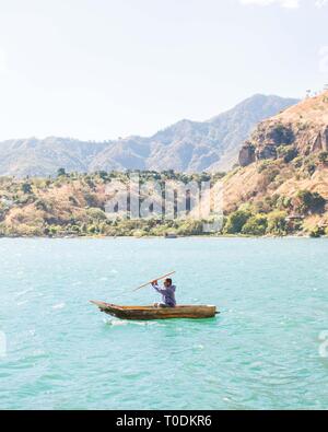 Lake Atitlan Guatemala Stock Photo