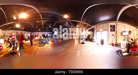 360° view of Junction Hackathon in Suvilahti Helsinki, main venue - Alamy