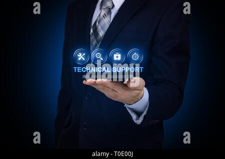 Technical Support Customer Service Business Technology Internet Concept. Stock Photo