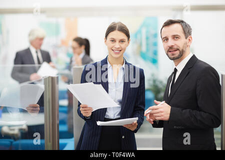 Office Workers Posing Stock Photo