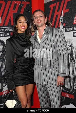 Hollywood, USA. 18th Mar, 2019. 18 March 2019 - Hollywood, California - Guests. Netflix's ''The Dirt'' World Premiere held at The Wolf Theatre at The ArcLight Cinemas Cinerama Dome. Photo Credit: Faye Sadou/AdMedia Credit: Faye Sadou/AdMedia/ZUMA Wire/Alamy Live News Stock Photo