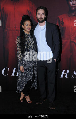 Freema Agyeman and Ryan Eggold at Universal Pictures 