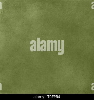 Abstract khaki green stucco wall background Stock Photo