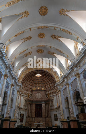 VALENCIA, SPAIN - FEBRUARY 27 : The church of San Martin Obispo and San Antonio Abad in Valencia Spain on February 27, 2019. One unidentified person Stock Photo