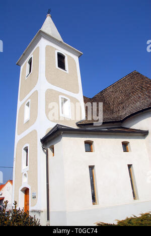 St. Nicholas Circle Church (11th century), Rábaszentmiklós, Hungary. Szent Miklós körtemplom (11. századi), Rábaszentmiklós, Magyarország. Stock Photo