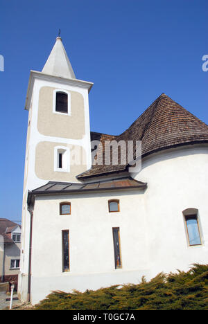 St. Nicholas Circle Church (11th century), Rábaszentmiklós, Hungary. Szent Miklós körtemplom (11. századi), Rábaszentmiklós, Magyarország. Stock Photo