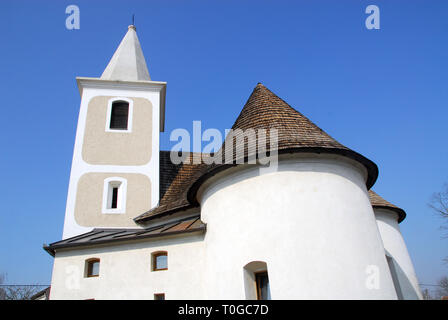 St. Nicholas Circle Church (11th century), Rábaszentmiklós, Hungary. Szent Miklós körtemplom (11. századi), Rábaszentmiklós, Magyarország. Stock Photo