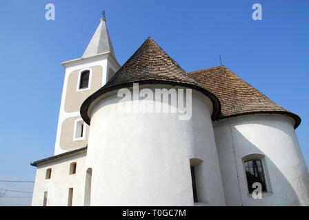 St. Nicholas Circle Church (11th century), Rábaszentmiklós, Hungary. Szent Miklós körtemplom (11. századi), Rábaszentmiklós, Magyarország. Stock Photo