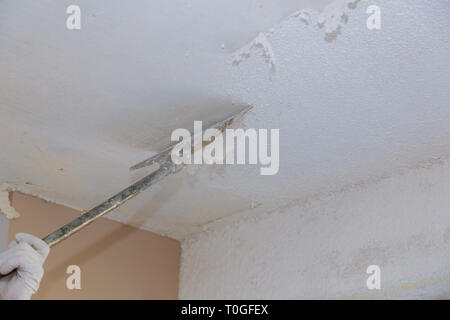 Apartment Repair Wall Plaster Pattern For Texture Popcorn