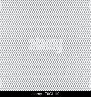 Abstract small hexagon pattern of technology design background. You can use for seamless design of tech ad, poster, artwork, print. illustration Stock Vector