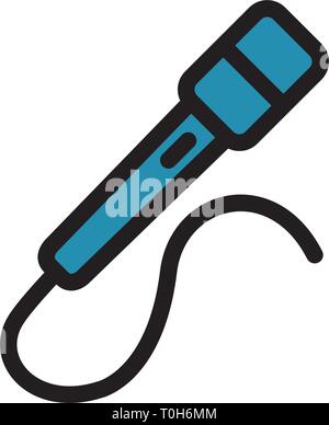 mic icon template Stock Vector