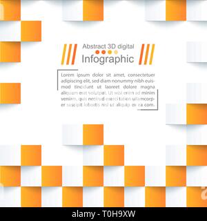 Abstrack paper background - origami template. Stock Vector