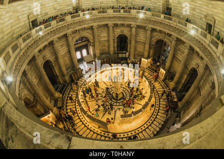 Victoria Memorial interior, Kolkata, West Bengal, India, Asia Stock Photo