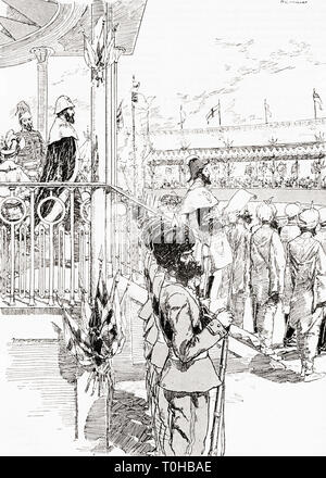 Viceroy of India, Robert Bulwer Lytton, Delhi, 1877 Stock Photo