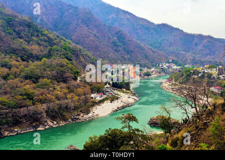 Ganga River, Rishikesh, Uttarakhand, India, Asia Stock Photo