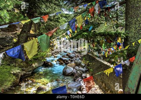 Bhagirathi River, Harsil, Uttarakhand, India, Asia Stock Photo