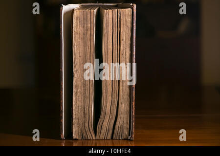 Pages of an old Book Stock Photo