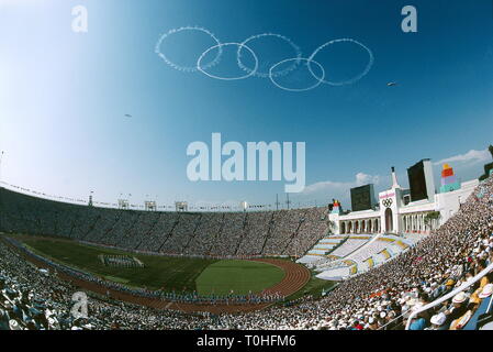sports, XXIII Olympic Games, opening ceremony, Los Angeles, 1984, Additional-Rights-Clearance-Info-Not-Available Stock Photo