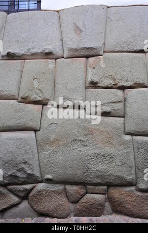 Inca Wall, Cusco, Peru, 2015. Creator: Luis Rosendo. Stock Photo